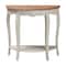 Baxton Studio Cordelia Country Cottage Farmhouse Greyish Beige and Natural Brown Finished Console Table 148-8187 - alternate 2